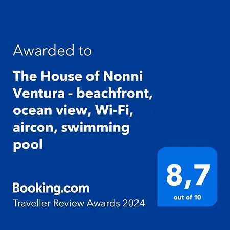 The House Of Nonni Ventura - Beachfront, Ocean View, Wi-fi, Aircon, Swimming Pool Апартаменты Морро-дель-Хабле